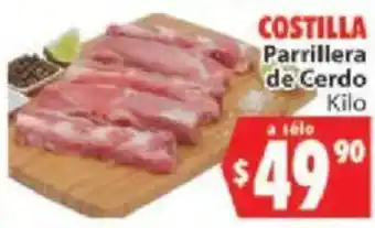 Casa Ley Costilla Parrillera de Cerdito oferta