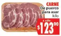 Casa Ley CARNE De puerco para asar kilo oferta