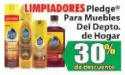 Casa Ley Pledge Limpiaores Para Muebles Del Depto. de Hogar oferta