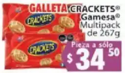 Casa Ley Galletas Crackets Gamesa oferta