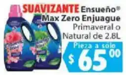 Casa Ley Ensueño Max Zero Enjuague Primaveral o Natural oferta