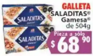 Casa Ley Galleta Saladitas Gamesa oferta