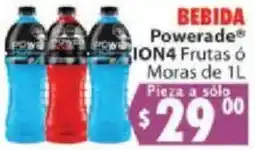 Casa Ley Powerade ION4 Frutas ó Moras oferta