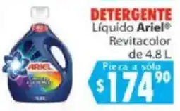 Casa Ley Detergente Liquido Ariel Revitacolor oferta
