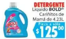 Casa Ley Bold Detergente Líquido Cariñitos de Mamá oferta