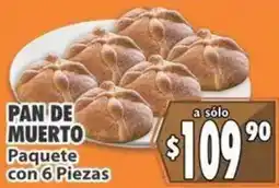 Casa Ley Pan de Muerto oferta