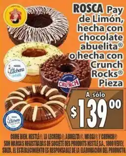Casa Ley Rosca Pay de Limón oferta