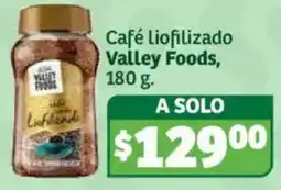 Soriana Híper Valley Foods Café liofilizado oferta
