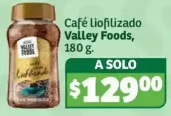 Soriana Híper Valley Foods Café liofilizado oferta
