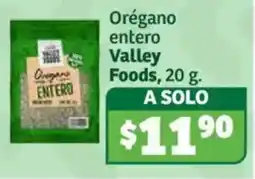 Soriana Híper Valley Foods Orégano entero oferta