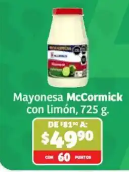 Soriana Híper Mayonesa McCormick con limón oferta