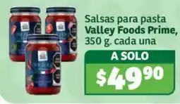 Soriana Híper Valley Foods Prime Salsas para pasta oferta