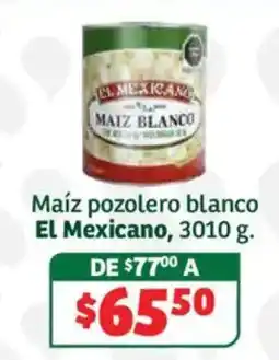 Soriana Híper El Mexicano maíz pozolero blanco oferta