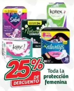 Soriana Híper Toda la protección femenina oferta