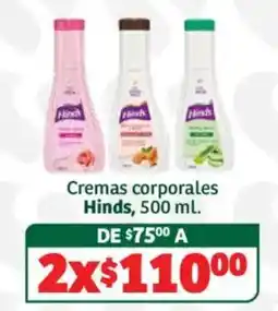 Soriana Híper Hinds cremas corporales oferta