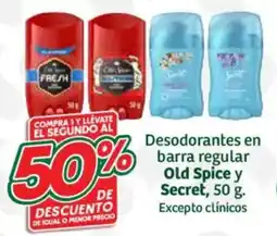 Soriana Híper Old Spice y Secret oferta