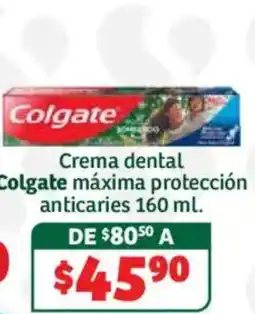Soriana Híper Colgate crema dental máxima protección anticaries oferta