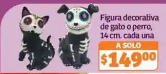 Soriana Híper Figura decorativa de gato o perro oferta