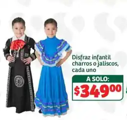 Soriana Híper Disfraz infantil charros o jaliscos oferta