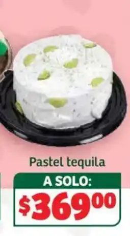Soriana Híper Pastel tequila oferta