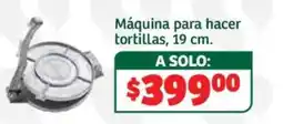 Soriana Híper Máquina para hacer tortillas oferta