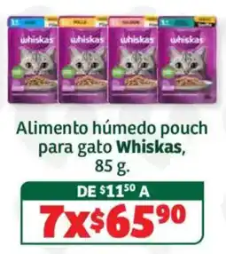Soriana Híper Whiskas Alimento húmedo pouch para gato oferta