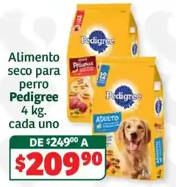 Soriana Híper Pedigree Alimento seco para perro oferta