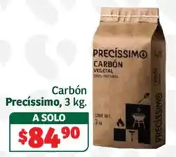 Soriana Híper Precíssimo carbón vegetal oferta