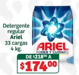 Soriana Híper Ariel detergente regular oferta