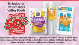 Soriana Híper Valley Foods charolas termicas desechables oferta