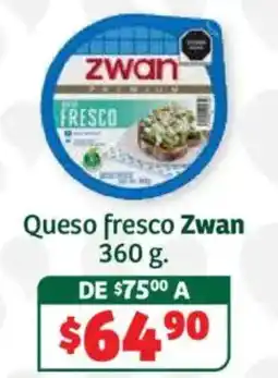 Soriana Híper Queso fresco Zwan oferta