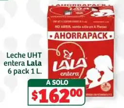 Soriana Híper Lala leche UHT entera oferta