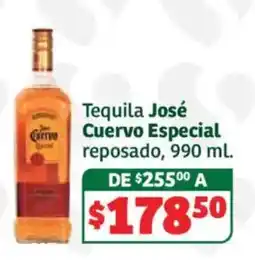 Soriana Híper Tequila José Cuervo Especial reposado oferta