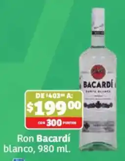 Soriana Híper Ron Bacardí blanco oferta