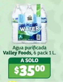 Soriana Híper Valley Foods Agua purificada oferta