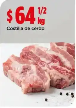 Bodega Aurrerá Costilla de cerdo oferta
