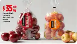 Bodega Aurrerá Marketside Manzana Red Delicious o Gala oferta
