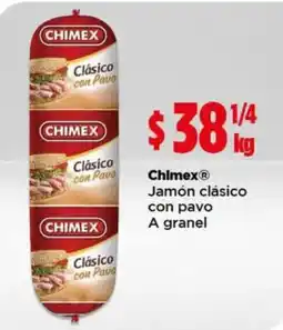 Bodega Aurrerá Chimex Jamón clásico con pavo oferta