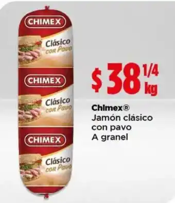 Bodega Aurrerá Chimex Jamón clásico con pavo oferta