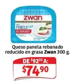 Soriana Híper Zwan queso panela rebanado oferta