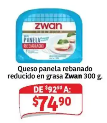 Zwan queso panela rebanado