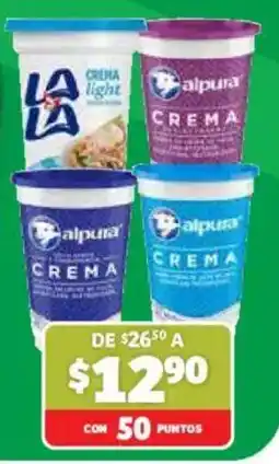 Soriana Híper alpura crema oferta