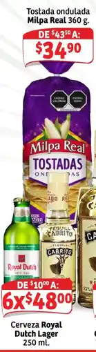 Soriana Híper Milpa Real Tostadas Onduladas oferta