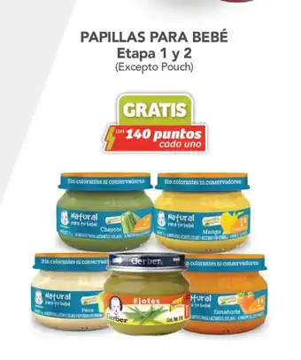 Gerber Papillas para bebé Etapa 1 y 2