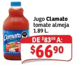 Soriana Híper Clamato jugo tomate almeja oferta