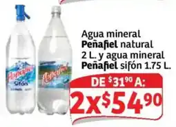 Soriana Híper Peñafiel Agua mineral natural oferta