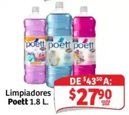 Soriana Híper Limpiadores Poett 1.8 L oferta
