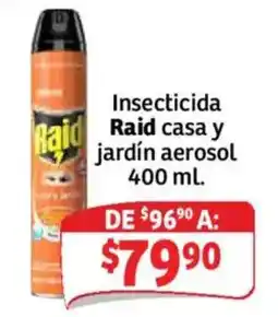 Soriana Híper Raid insecticida casa y jardín aerosol oferta