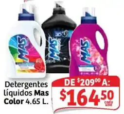 Soriana Híper Detergentes líquidos Mas Color oferta
