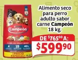 Soriana Híper Campeón Alimento seco para perro adulto sabor carne Campeón oferta